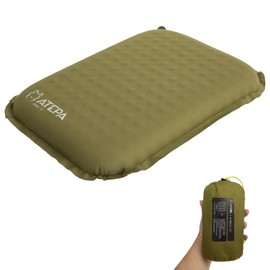 ATEPA Seat Cushion Outdoor Camping Inflatable Seat Cushion Ultralight Self-Inflating Seat Cushion Waterproof Seat Pad Outdoor Kayak Seat Cushion for Camping, Portable Seat Cushion, Fishing Boat