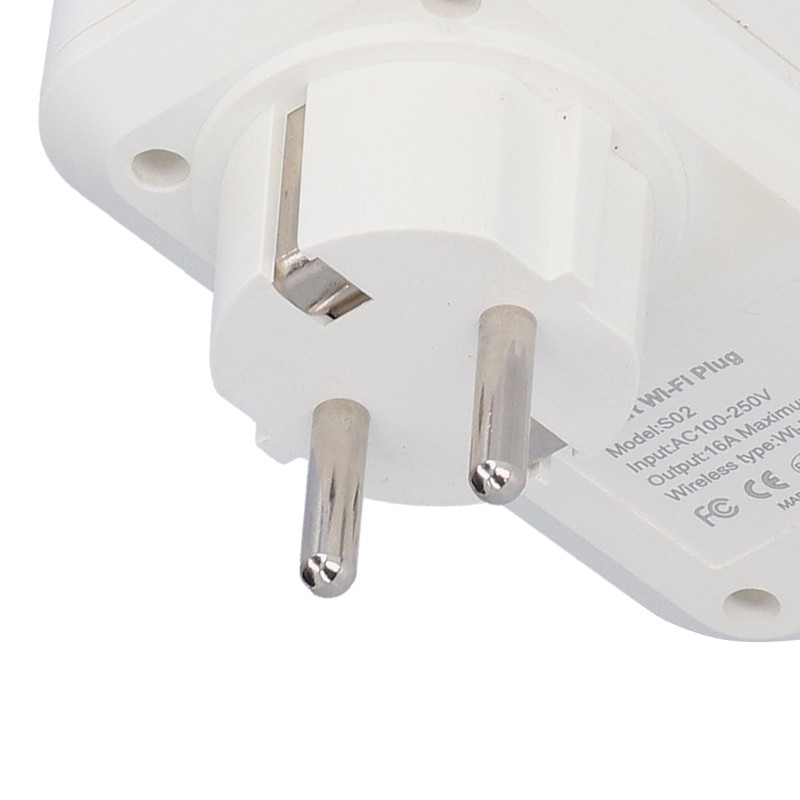 WiFi Smart Socket ABS Smart Plug with Timer and Voltameter