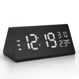 Digital Alarm Clocks for Bedrooms - Digital Clock Large Display, Bedside Clock with LED Display for Bedroom, Travel, Office