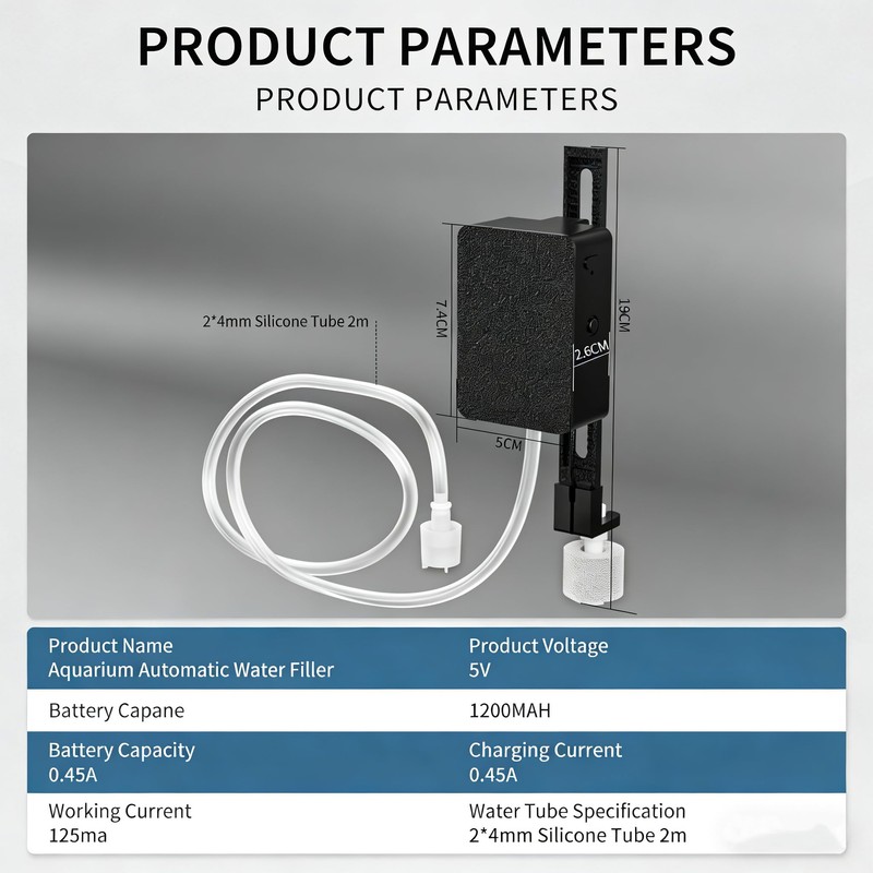 Auto Top Off System with Float Sensor, Preset Drain/Refill Function,