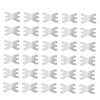 Operitacx 50pcs Metal Clips for Elastic Bandage Fastening Durable Buckles