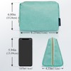 Aosbos Small Makeup Bag Travel Size Cosmetic Bags for Women