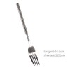 Extendable Fork, Haofy BBQ Telescopic Fork, Stainless Steel Telescopic Fork,