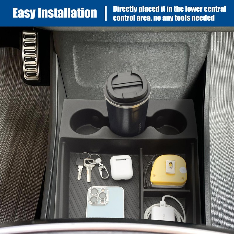 Lower Center Console Organizer Compatible with Rivian R1T R1S 2024