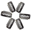 Meiyea 20 Pcs Metal Snap Clips for Hair Extensions and