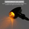 Justech 4 PCS Motorcycle Indicators Amber, Universal Turn Signal Lights