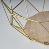 levandeo Metal Basket, Copper, 26 x 12 cm Modern, Wood,