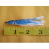 Unbranded 50 PCS. 3" (7.5cm.) BLUE SQUID SKIRT HOOCHIES, OCTOPUS