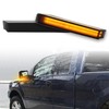 ZDEERAOTO LED Rear Side Mirror Light DRL Amber Sequential Turn