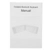 Pocket Portable Universal Foldable Wireless Bluetooth Keyboard for Tablet Phone