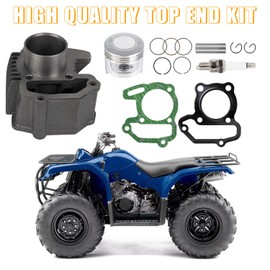 RANSOTO 80cc Engine Rebuild Kits Piston Cylinder Top End Kit Compatible with Yamaha 1985-2008 Badger YFM 80 Raptor 80 Grizzly 80 Moto 4 Replace 22K-11311-02-00