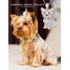 Lypic Yorkie Gifts 925 Sterling Silver Cute Pet Dog Necklace