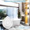 Shower Knob Replacement, Transparent Acrylic Shower Faucet Handle Bathtub Knobs