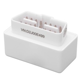 Akozon Escáner OBD2, Blutooth 4.0 OBD2 Escáner Lector de Código de Falla del Motor OBD Herramienta de Diagnóstico de Automóvil Blanco para Automotriz