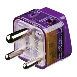 ROAD WARRIOR Electric Plug for Overseas Power Supply Shape Conversion Plug (B3 Type India, Southeast Asia) RWD005