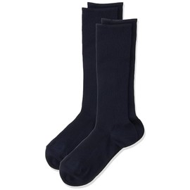Atsugi LR79092 School Time Women's 22hPa 28 cm Length Socks, 2 Pairs, navy