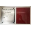 BuildingSigns.com ONE (1) Sign -Private Property - NO TRESPASSING for