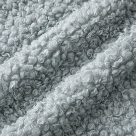 MIULEE Pack of 2 Throw Pillow Covers 18x18 Inch Light Blue Faux Fur Decorative Sherpa Pillow Covers Fuzzy Accent Soft Sheepskin Fleece Cushion Cases for Boho Home Decor Couch Living Room Bed