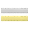Alumicolor Architect 6 inch Ruler Scale w/ 4 Bevel for