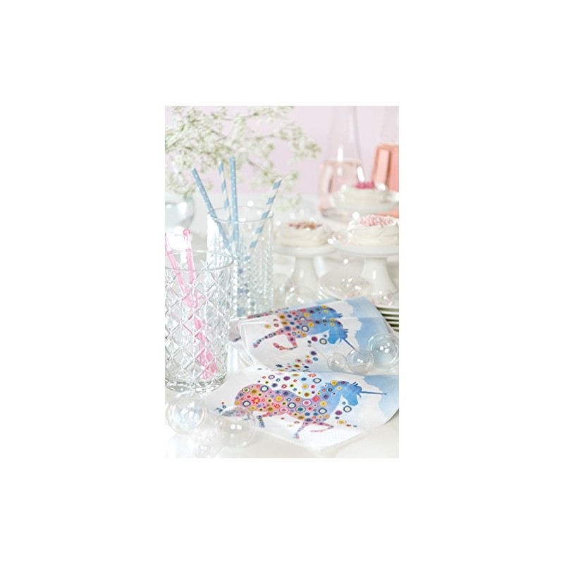 Boston International IHR 3-Ply Paper Napkins, 20-Count Lunch Size, Magic