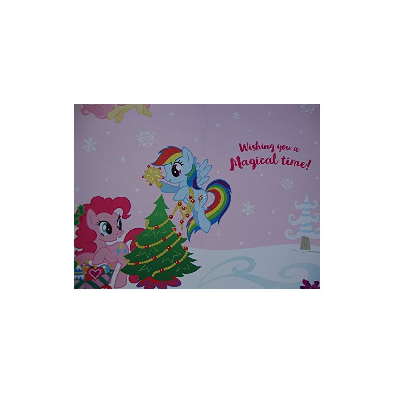 My Little Pony MLX08 Sister Christmas Card,Multi Colour