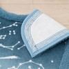 Senko Snoopy 34365 Snoopy Starry Sky Toilet Mat, Long Length,