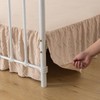 Bed Skirt Queen Size Ruffled Bed Skirt with Split Corners,