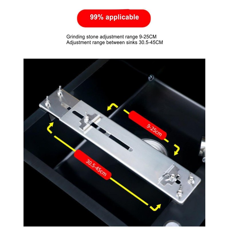 Sharpening Stone Holder Sink Bridge | Adjustable Grindstone Sink Bridge