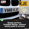 PLEXICLICK® ORIGINAL License Plate Holder for Cars - Frameless Invisible