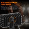 Nilight 4.4 Inch Square Utility LED Work Light W/Integrated Toggle