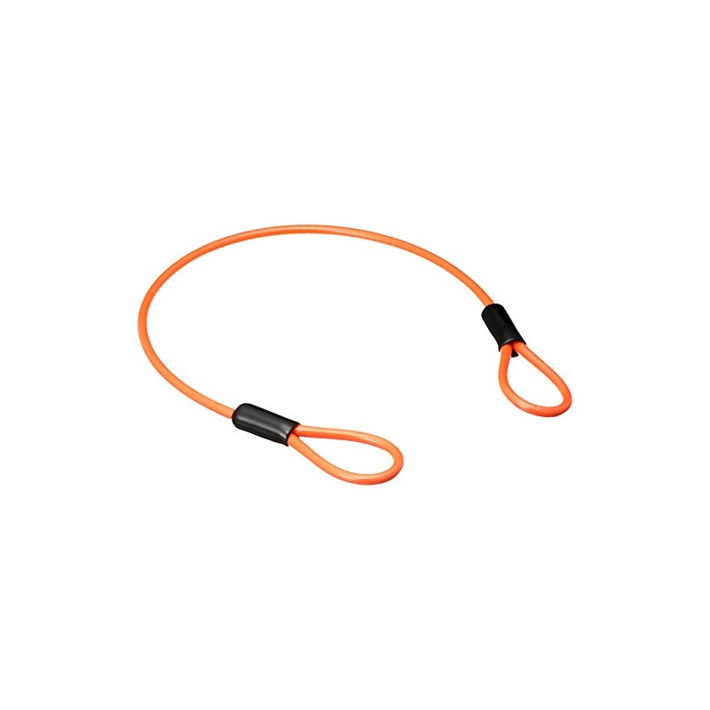 Kijima P00043 Motorcycle Helmet Lock Wire, Orange