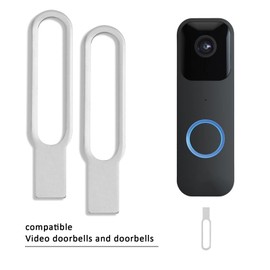 SG Store Pack of 6 Doorbell Keys 35 x 8 mm Doorbell Reset Key Replacement Part Tool Compatible with Blink Doorbell Compatible with Blink Video Doorbell Silver