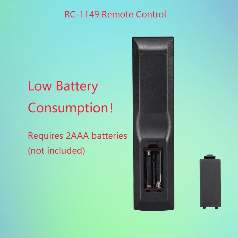 GHUST RC-1149 RC1149 Remote Control Replacement for Denon AV Receiver