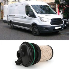 Akozon Elemento de Filtro de GK219176AA 2005485 Filtro de de Alto Rendimiento para Transit CUSTOM 2012 ON MK8 2014 ON