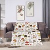 Mushroom Blanket, Cute Soft Warm Cartoon Bed Bedding Throw Blankets