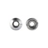 X AUTOHAUX 10pcs Silver Tone 8.5mm Chainring Nuts Road Bicycle