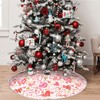 Double Sided Valentine's St. Patrick's Day Tree Skirt Merry Xmas
