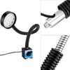 QWORK Magnetic Light, 1200 Lumens Led Machine Light, 110V-220V 12W