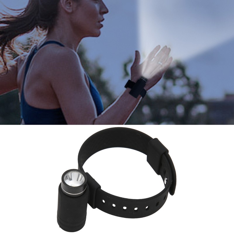Wrist Flashlight High Brightness IP5 Waterproof Hands Free 3 Modes