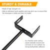 BLSGBUIDING Rainwater Downspout Bracket, 2-4 Inch Sliding Adjustable, Heavy Duty