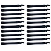Healvian 20pcs Adjustable Hair Bands for Men Elastic Hair Ties