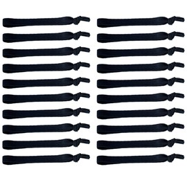 Healvian 20pcs Adjustable Hair Bands for Men Elastic Hair Ties Ponytail Holders