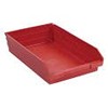 Plastic Shelf Bin Nestable 11-1/8"W X 17-7/8" D X 4"