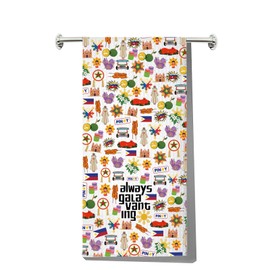 MYSOMY Philippines Kitchen Towels Filipino Dish Towels Philippines Souvenir Gifts Always Galavanting Filipino Kitchen Merch (Always Galavanting kt UK2)