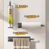 Sameyo Magnetic Kitchen Paper Holder Wide Wrap Holder with Stopper,