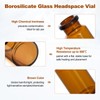 FOUR E'S SCIENTIFIC 10ml Glass Vials, 100 PCS Amber Lab