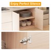 Luokim 20 Pack Half Overlay Soft Close Cabinet Hinges, Frameless