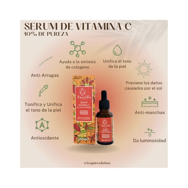 TQL | Kit Serum Vitamina C + Pantalla Solar FPS