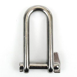 DAUMLINK® 2 key shackles, material A4 / Aisi 316 (2 pieces) as a connecting element of chains or tamps on eyelets (8 mm)