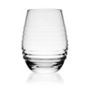 Mikasa Ciara Set of 4 Stemless Red White Wine Glasses,